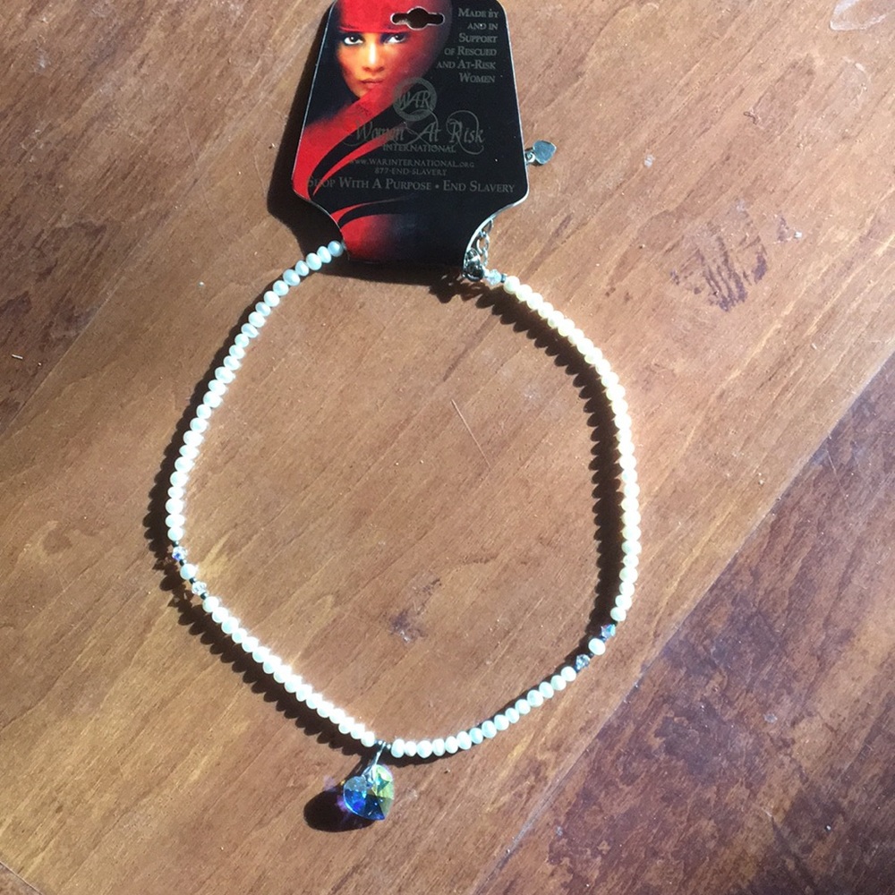 Women at Risk pearl necklace